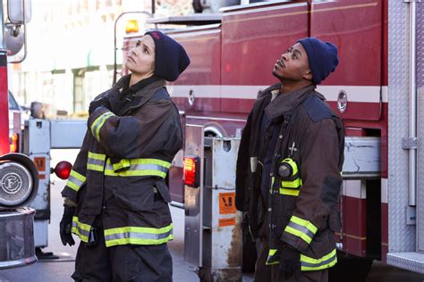 Chicago Fire stars Miranda Rae Mayo and Daniel Kyri .